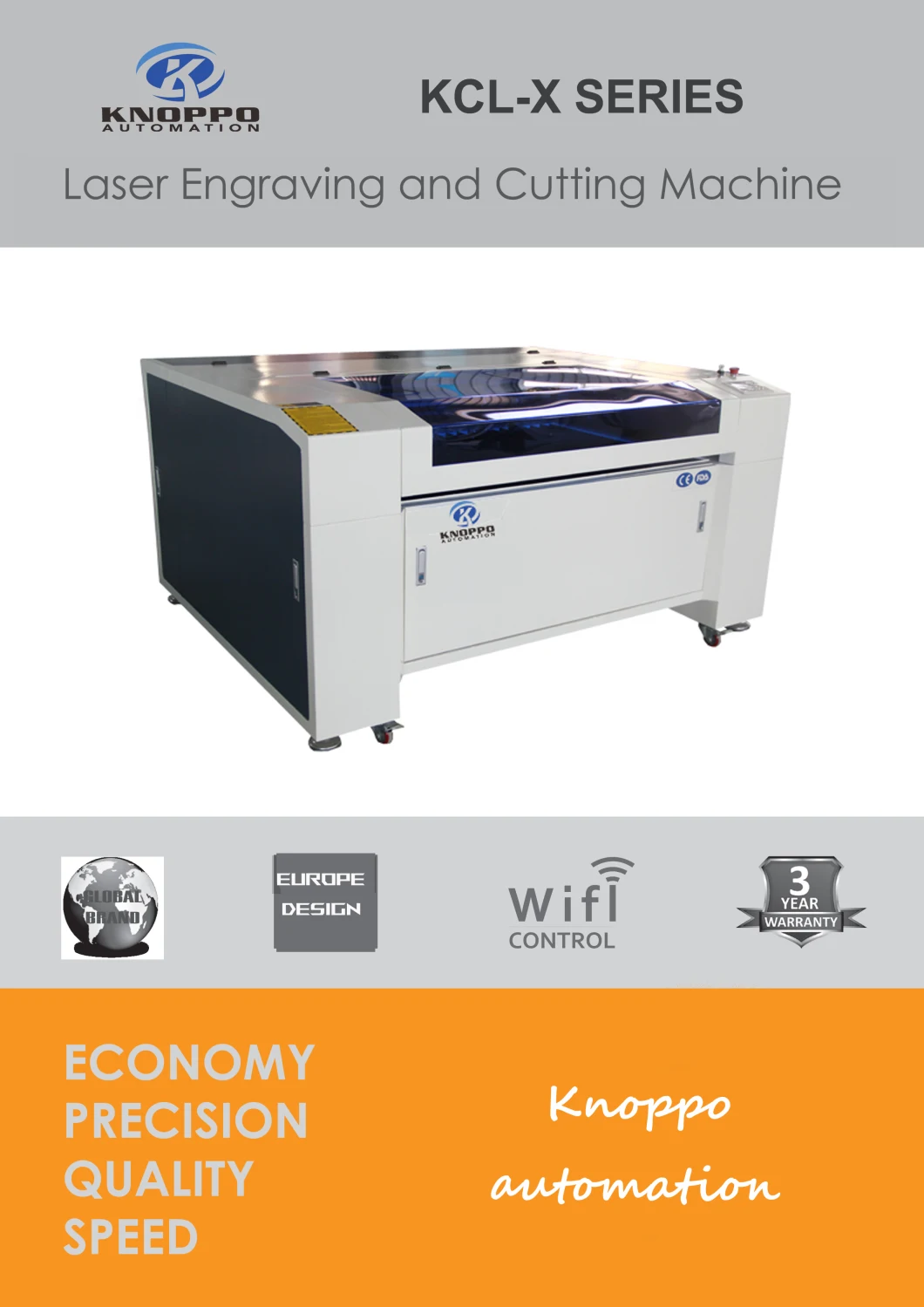 CO2 Metal Laser Cutting Machine for Sheet Metal and Advertising Industry