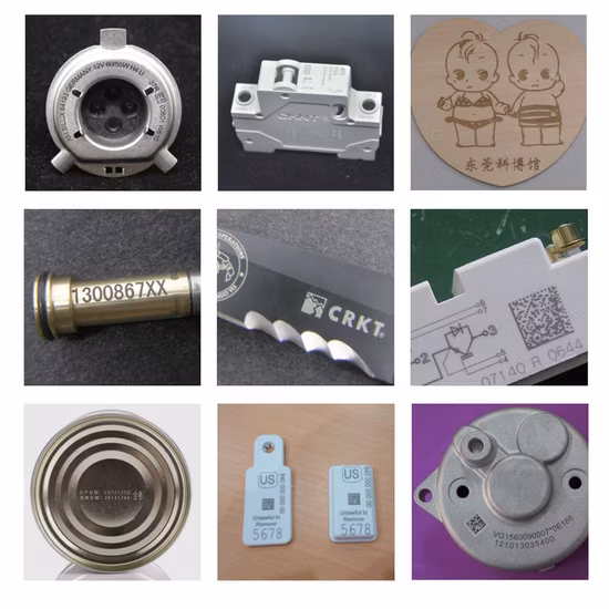 金属、鋼鉄、鉄、アルミニウム、PVC、キーボード、パッド彫刻用の中国の格安 CO2/UV/ファイバー レーザー マーキング マシンの工場価格