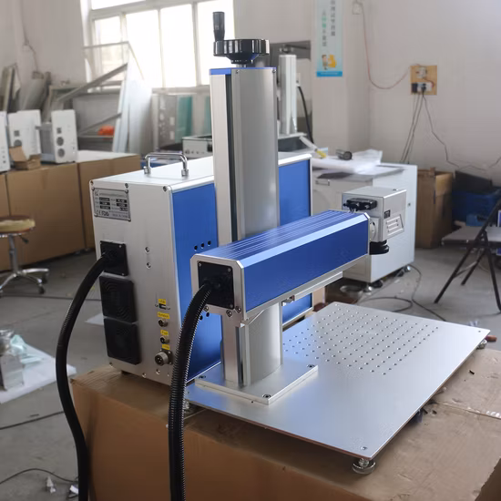 2023 新デザイン 10 ワット/20 ワット/30 ワット/50 ワット/100 ワットミニポータブル金属ファイバー/CO2 UV Raycus/最大/IPG JPT/Mopa レーザーマーカー彫刻エッチングマーキングマシンの価格